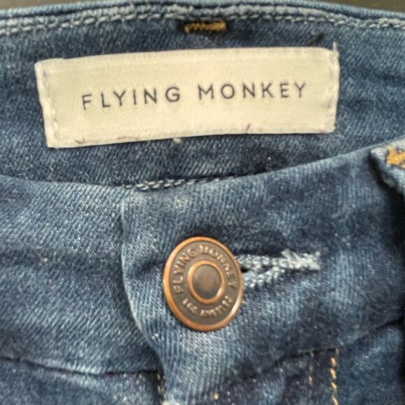 Flying Monkey Jeans size 24 released distressed hem - Picture 4 of 5